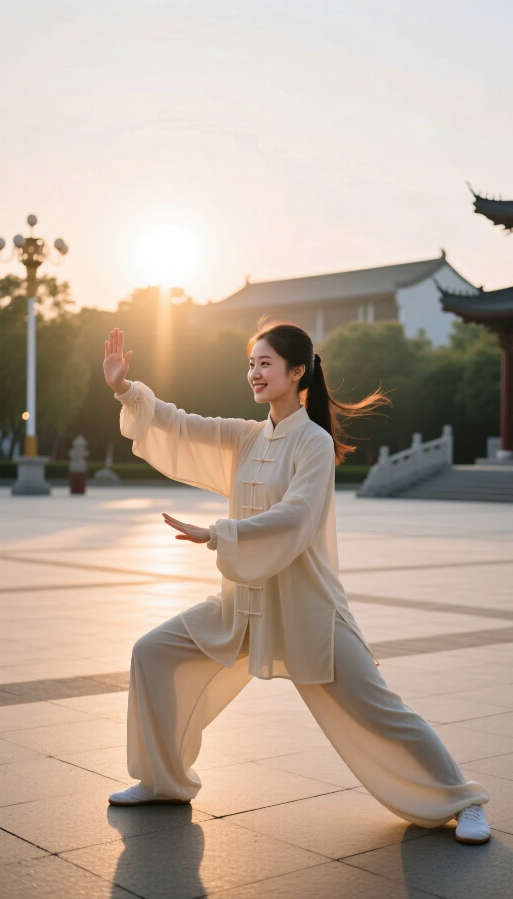 太极拳 八段锦图片动作视频解析-福星防诈老年防诈知识社区