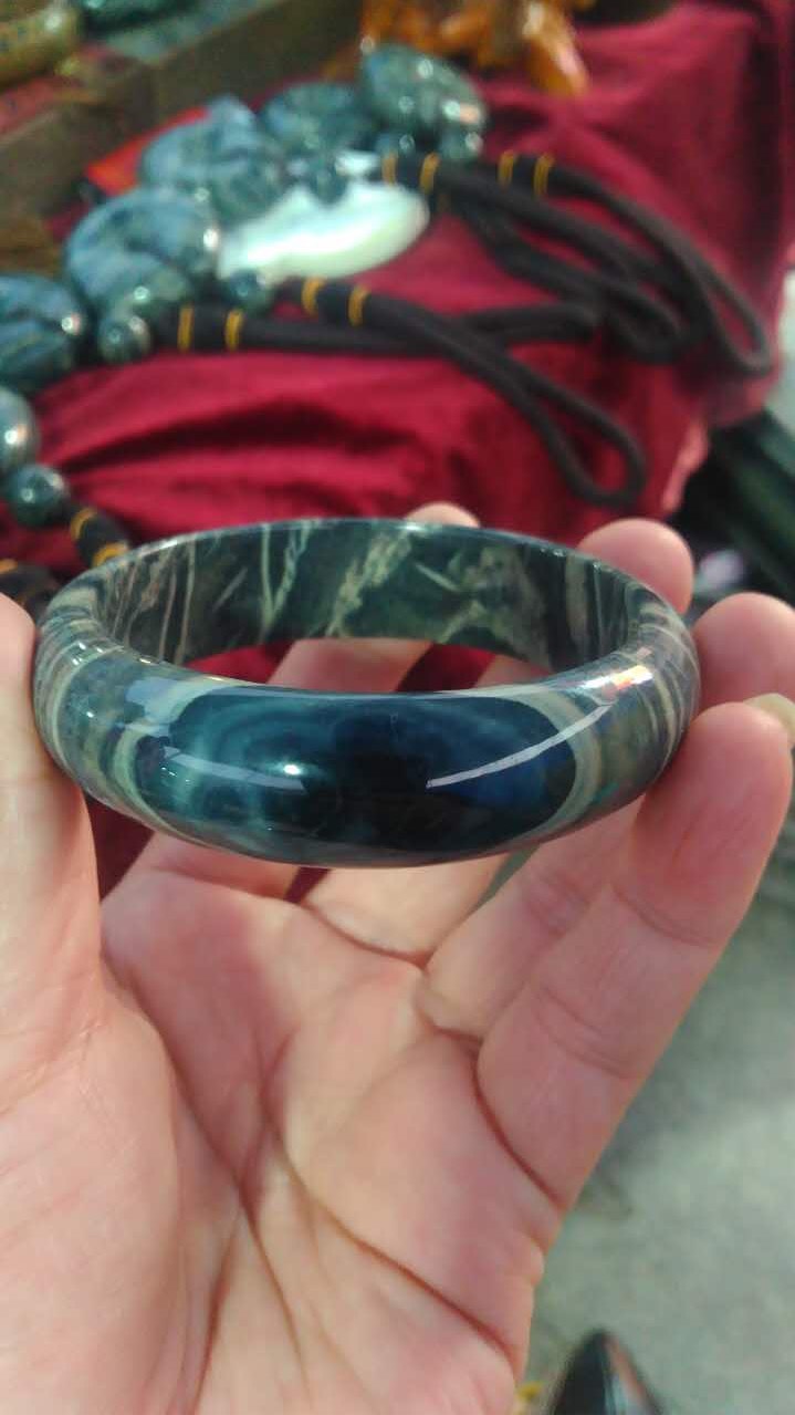 蓝花石加工冲300