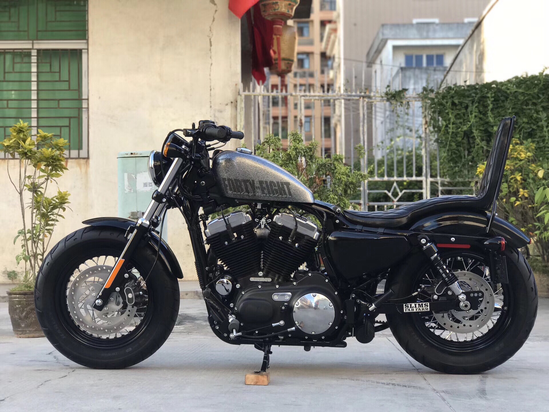 2015年美国哈雷xl1200 x48 改装空滤 皮座 成色非常好