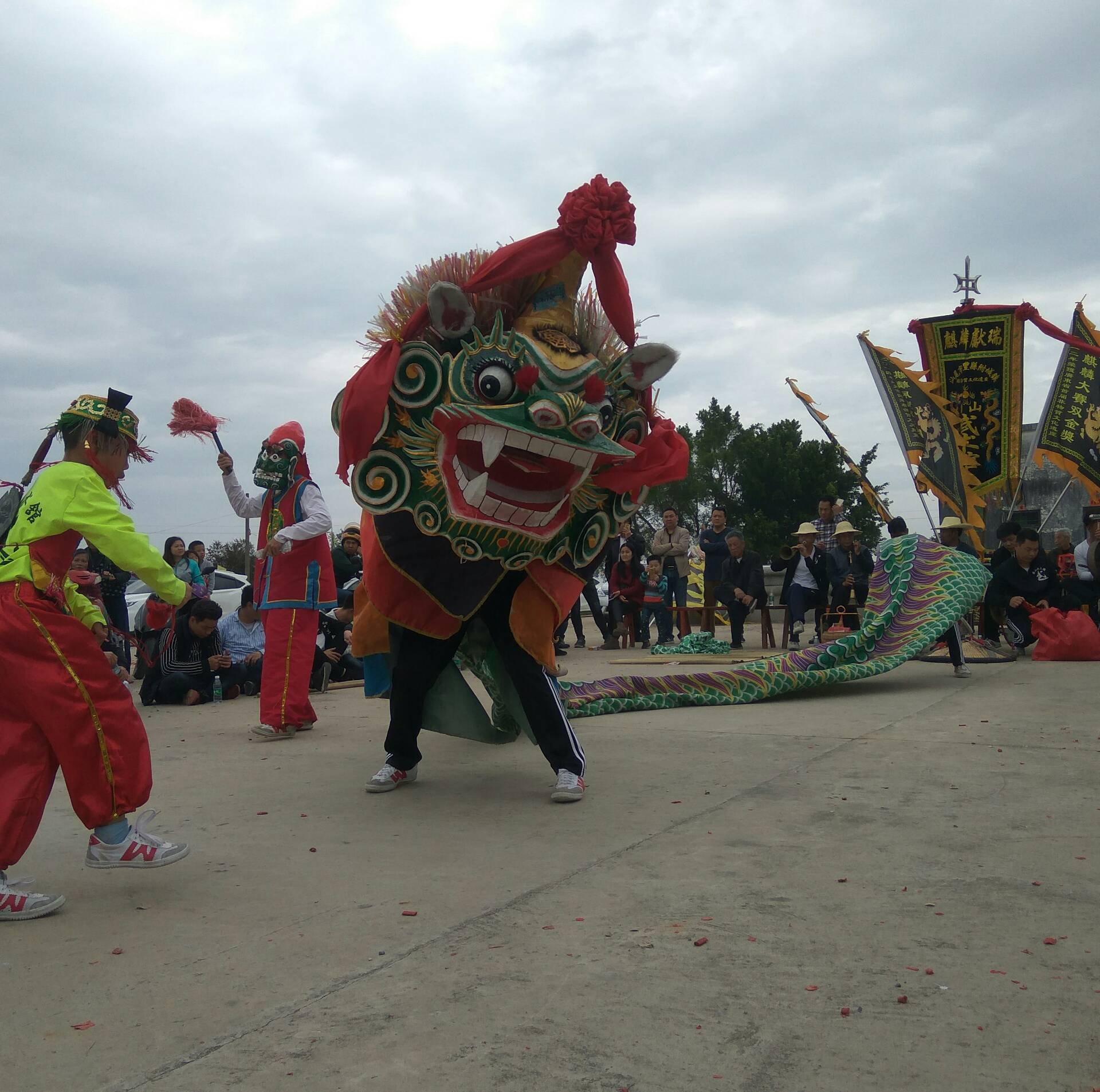 圆山麒麟狮 陈辉坛的快手