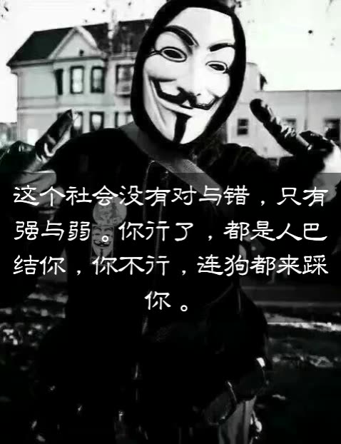 你行了,都是人巴结你,你不行,连狗都来踩你. 6月前