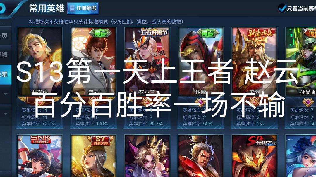 王者荣耀浪断『国服赵云』