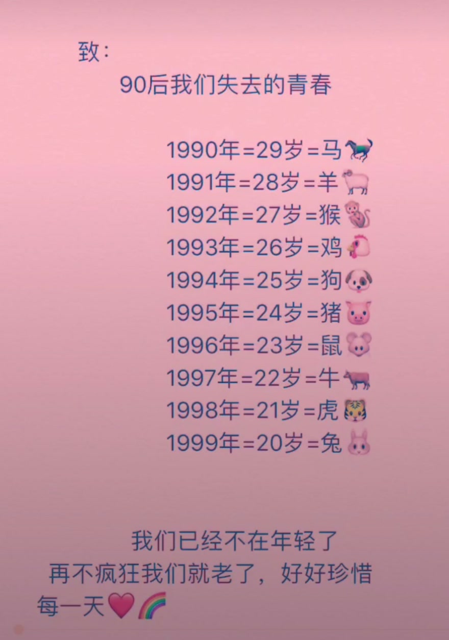 90后的集合 2月前