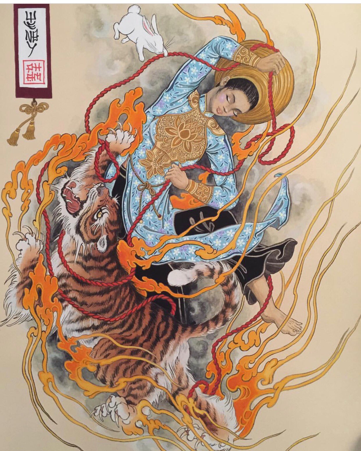 精美手稿 - 金龙tattoo韩金龙的快手