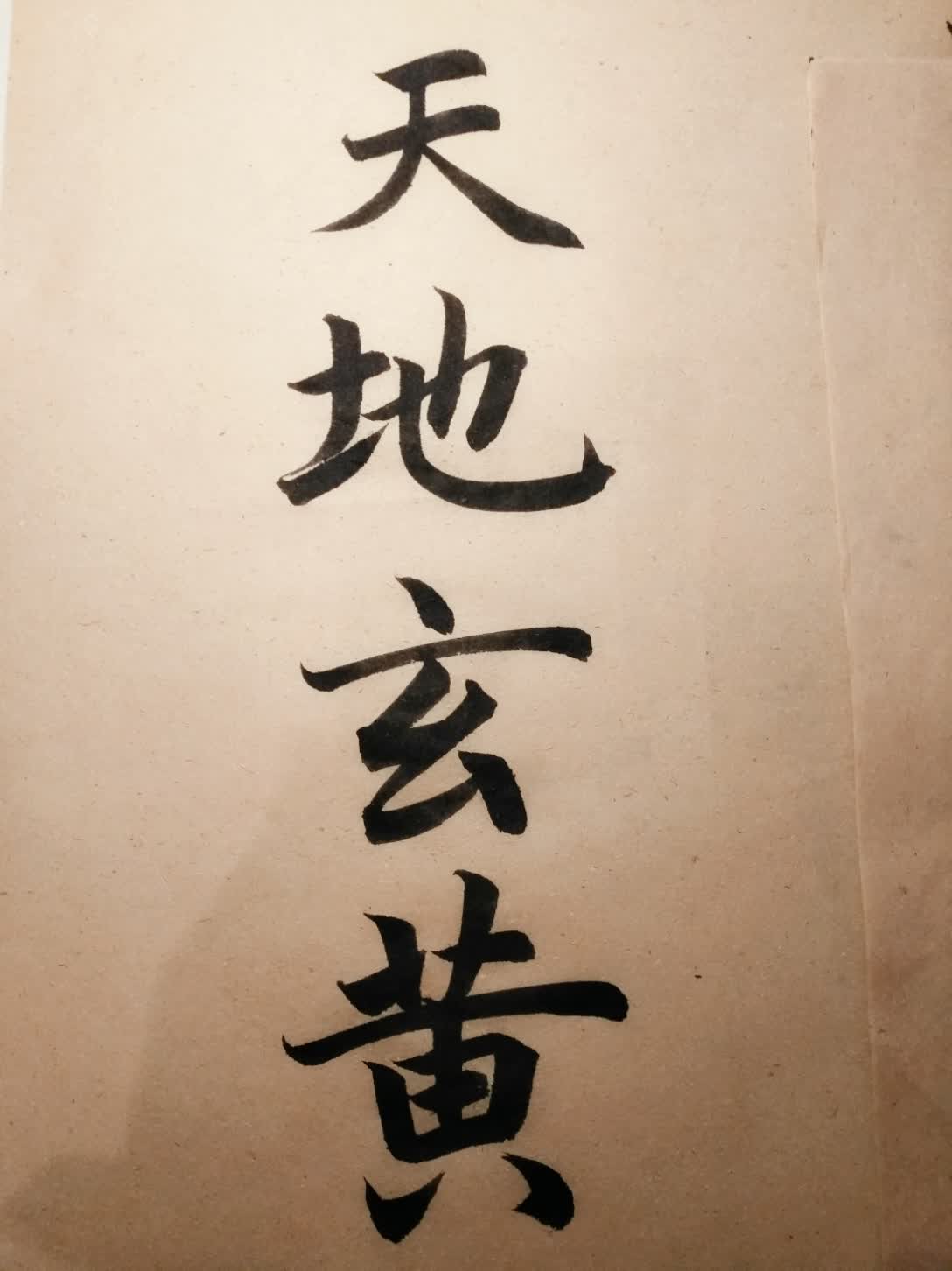 千字文  天地玄黄  明天再练.睡觉 8月前