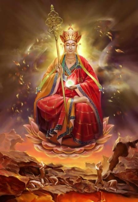 地藏王菩萨,地狱不空,誓不成佛,顶礼皈依地藏王菩萨.得福德无量.