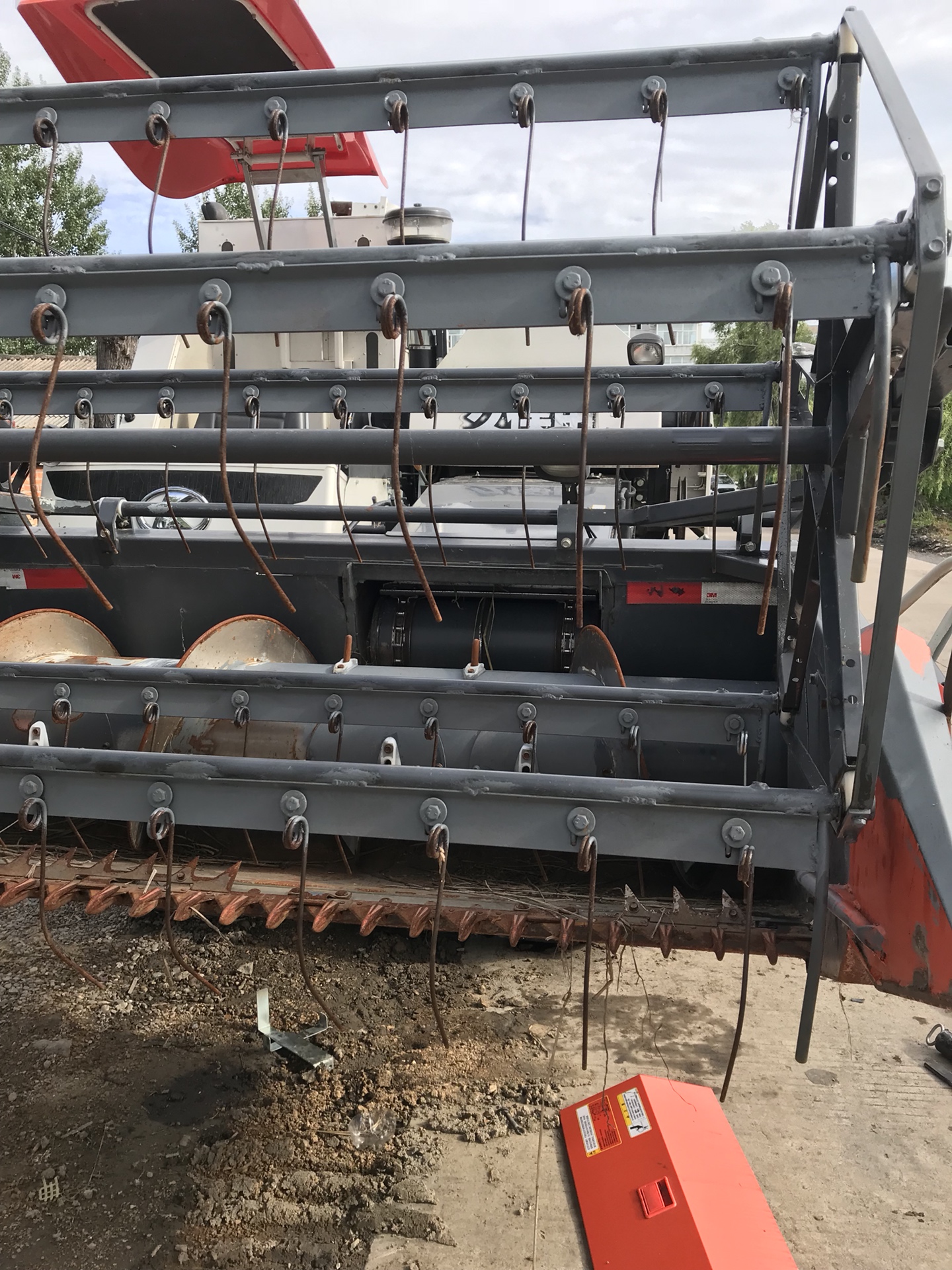 久保田改装洋马防缠草拨禾轮.