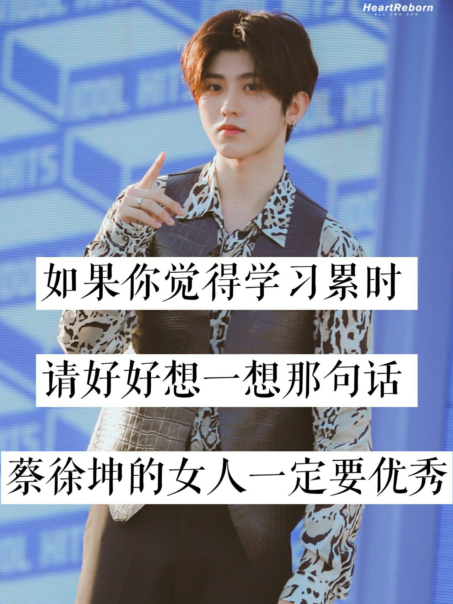 一起努力,蔡徐坤的女孩不认输 - prince.坤的快手